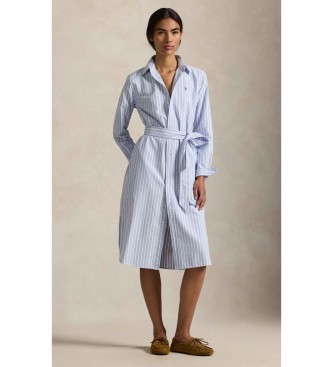 Para mujer. 211959901001 Vestido camisero de oxford de algodón (00 = 30), Casual, Manga larga