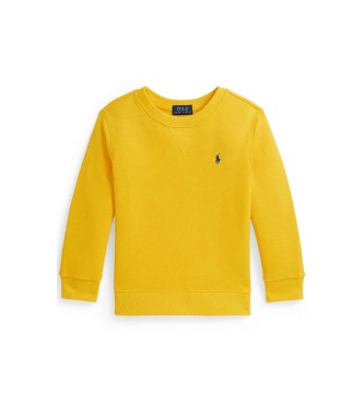 Polo Ralph Lauren para niño. 322799359500 Sudadera de felpa amarillo (5años= 117/123cm), Casual, Algodón, moda infantil