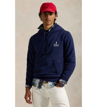 Polo Ralph Lauren para hombre. 710981137009 Sudadera de felpa con logotipo marino (S), Casual, Algodón