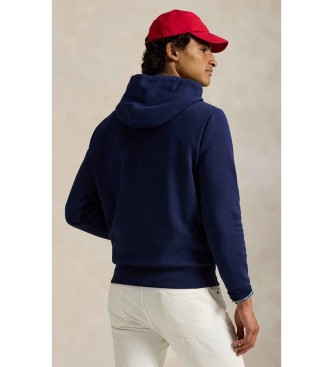 Polo Ralph Lauren para hombre. 710981137009 Sudadera de felpa con logotipo marino (S), Casual, Algodón 2