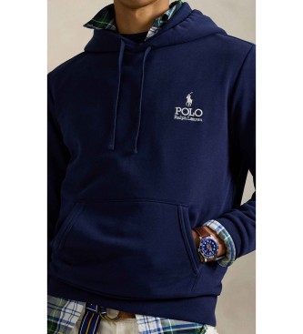 Polo Ralph Lauren para hombre. 710981137009 Sudadera de felpa con logotipo marino (S), Casual, Algodón 4