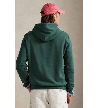 Polo Ralph Lauren para hombre. 710981137012 Sudadera de felpa con logotipo verde (L), Casual, Algodón 2