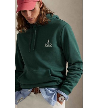Polo Ralph Lauren para hombre. 710981137012 Sudadera de felpa con logotipo verde (L), Casual, Algodón 4