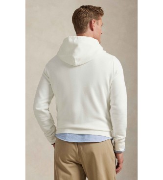 Polo Ralph Lauren para hombre. 710981137013 Sudadera de felpa con logotipo blanco (L), Casual, Algodón 2