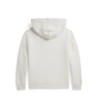 Polo Ralph Lauren för pojkar. 323A12426001 Fleecetröja med Polo Bear (6/7años= 136/138cm), Vit, Casual, Bomull, barnmode