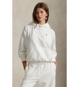 Polo Ralph Lauren Sudadera de felpa ligera con capucha blanco