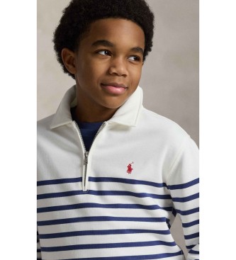 Polo Ralph Lauren Sudadera de rizo francés con rayas (6/7años= 136/138cm)