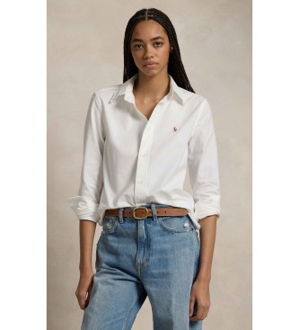 Polo Ralph Lauren La icónica camisa oxford Stretch Slim blanco