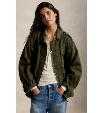 Polo Ralph Lauren Cazadora recortada verde