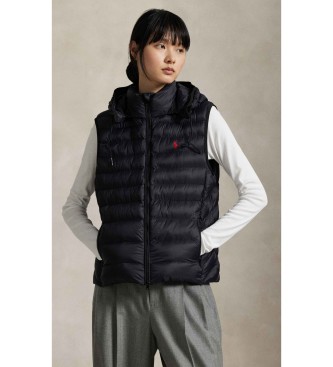 Polo Ralph Lauren Chaleco plegable hidrófugo negro