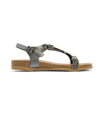 porronet para mulher. Sand?lias Demi cinzentas porronet