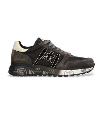 Premiata para hombre. LANDER Zapatillas Lander marrón (44), Plano, Cordones, Casual