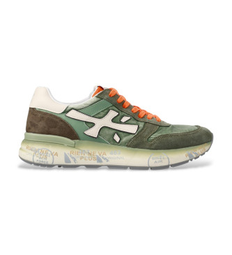 Premiata para hombre. MICK Zapatillas Mick verde (42), Plano, Cordones, Casual
