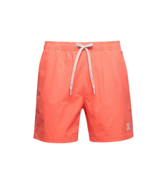 Psycho Bunny para hombre. B6W453F200 Bañador hidrocromático Samos coral (L), Beachwear, Poliéster