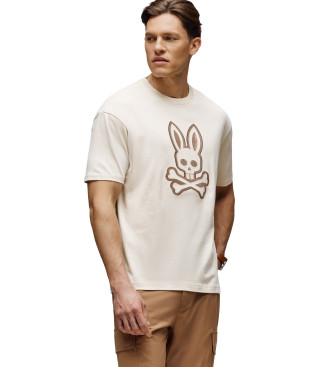 Psycho Bunny Para Hombre. MT0200062 Camiseta Extragrande Ryder Beige (M), Casual, AlgodóN, Manga Corta-image