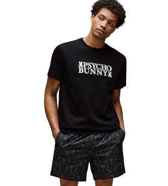 Psycho Bunny Para Hombre. MT0200063 Camiseta Psycho Negro (Xl), Casual, AlgodóN, Manga Corta-image