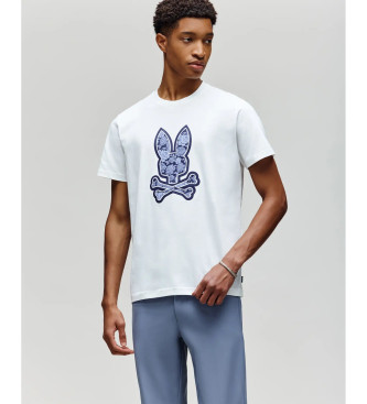 Psycho Bunny Para Hombre. MT0200101 Camiseta Rowen Blanco (Xl), Casual, AlgodóN, Manga Corta-image