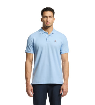 Psycho Bunny para hombre. B6K001B200 Polo clásico de piqué azul (XL), Casual, Algodón, Manga corta