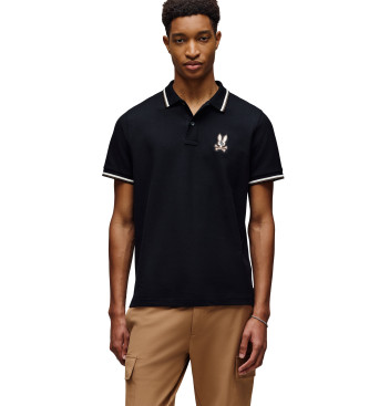 Psycho Bunny Para Hombre. MT0100044 Polo Wade Negro (Xxl), Casual, AlgodóN, Manga Corta-image