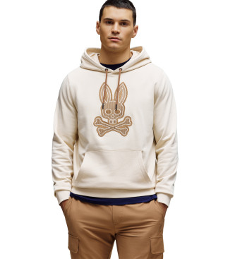 Psycho Bunny para hombre. MT0500029 Sudadera Ryder Bunny beige (L), Casual, Algodón