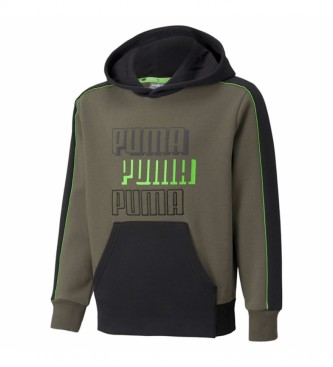 Puma. Alpha sweatshirt verde Puma