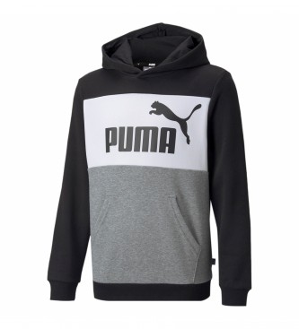 Puma para criança. Sweatshirt ESS+ Colorblock preto Puma