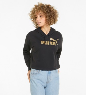 Puma para mulher. Sweatshirt ESS+ Metallic Logo C preto Puma