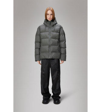 Rains Unisex. 15120 Abrigo Alta Puffer Gris (S), Casual, PoliéSter-image
