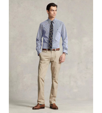 Polo Ralph Lauren Para Hombre. 710928255007 Camisa Custom Fit Azul (S), Casual, AlgodóN, CláSico, Manga Larga-image