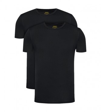Polo Ralph Lauren Para Hombre. 714835960001 Pack De 2 Camisetas Classic Crew Negro (S), Homewear, AlgodóN, Manga Corta-image