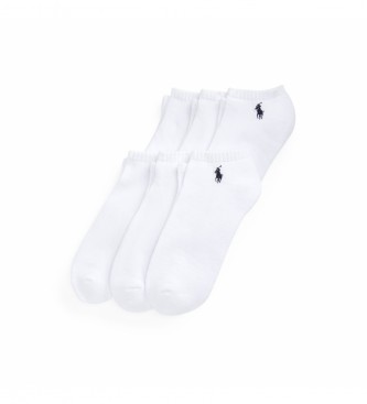 Polo Ralph Lauren para hombre. 449723765002 Pack 6 Pares de Calcetines Bajos blanco (40-45), Homewear, Algodón