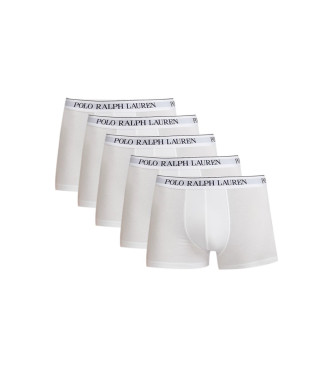 Polo Ralph Lauren para hombre. 714864292010 Pack 5 Bóxers Basics blanco (M), Homewear, Algodón