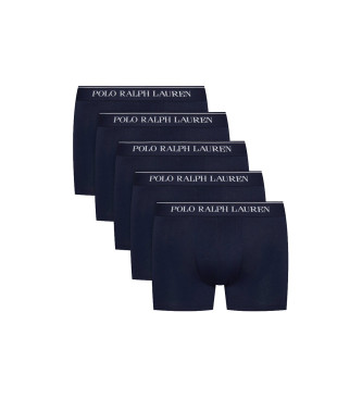 Polo Ralph Lauren para hombre. 714864292009 Pack de 5 boxers lisos marino (S), Homewear, Algodón