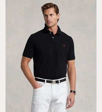 Polo Ralph Lauren för män. 710783656020 Svart polotröja i basmodell (S), Casual, Bomull, Kort ärm