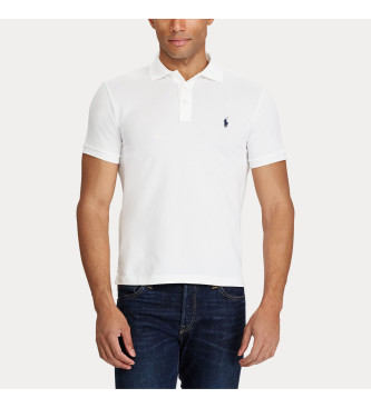 Polo Ralph Lauren Para Hombre. 710541705008 Polo De Piqué EláStico Slim Fit Blanco (Xxl), Casual, AlgodóN, CláSico, Manga Corta-image