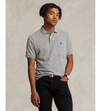 Polo Slim Fit Polo gris (M), Casual, Algodón, Manga corta, Polo Ralph Lauren outlet 2024.