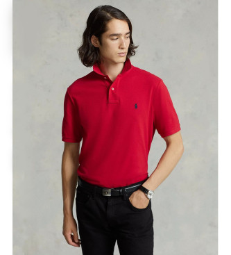 Polo Slim Fit Polo rojo (S), Casual, Algodón, Manga corta, Polo Ralph Lauren outlet 2024.