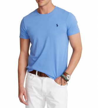 Ralph Lauren para hombre. Camiseta de Punto Custom Fit azul Ralph Laur