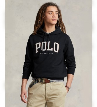 Sudadera Felpa Logotipo con Capucha negro (S), Casual, Algodón, Manga larga, Polo Ralph Lauren o