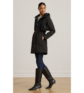 Para mujer. 297P18056001 Abrigo acolchado de mujer de rombos con capucha (XS), Casual, Poliéster