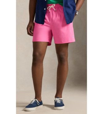 Polo Ralph Lauren para hombre. 710957782506 Bañador bermuda Traveler de 14,5 cm rosa (L), Beachwear, Poliéster