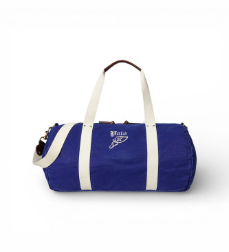 Polo Ralph Lauren para hombre. 405974610002 Bolsa de viaje de loneta con bordado azul (OSFA), Casual, Algodón