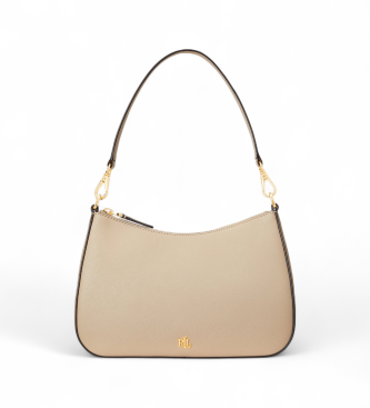 Lauren Ralph Lauren para mujer. 431883768029 Bolso Danni mediano cruzado de piel taupe (OSFA), Casual