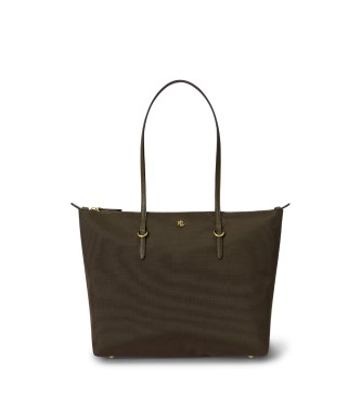 Lauren Ralph Lauren för kvinnor. 431916737053 Keaton medium nylonväska grön (OSFA), Casual