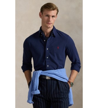 Polo Ralph Lauren Camisa de piqué ultraligera marino
