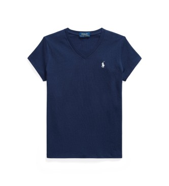 Polo Ralph Lauren para niña. 313A10636002 Camiseta cuello pico marino (14años=150/155cm), Casual, Algodón, Manga corta, moda infantil