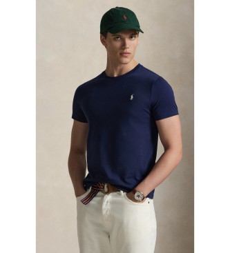 Polo Ralph Lauren Para Hombre. 710671438525 Camiseta De Punto Custom Slim Fit Marino (S), Casual, AlgodóN, Manga Corta-image