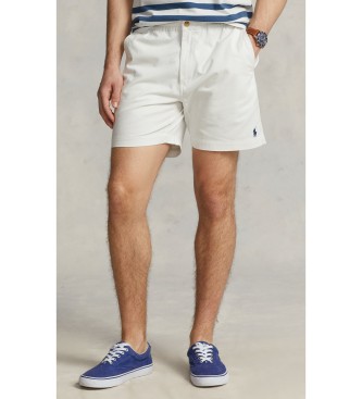 Polo Ralph Lauren para hombre. 710644995042 Pantalón corto chino prepster Polo blanco roto (L), Casual, Algodón