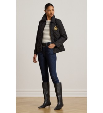 Para mujer. 297979539001 Chaqueta acolchada con parche de escudo (XS), Casual, Poliéster