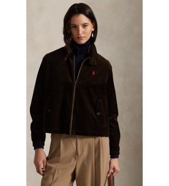 Polo Ralph Lauren para mujer. 211941067005 Chaqueta Corduroy Windbreaker marrón (XS), Casual, Pana